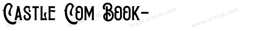 Castle Com Book字体转换
